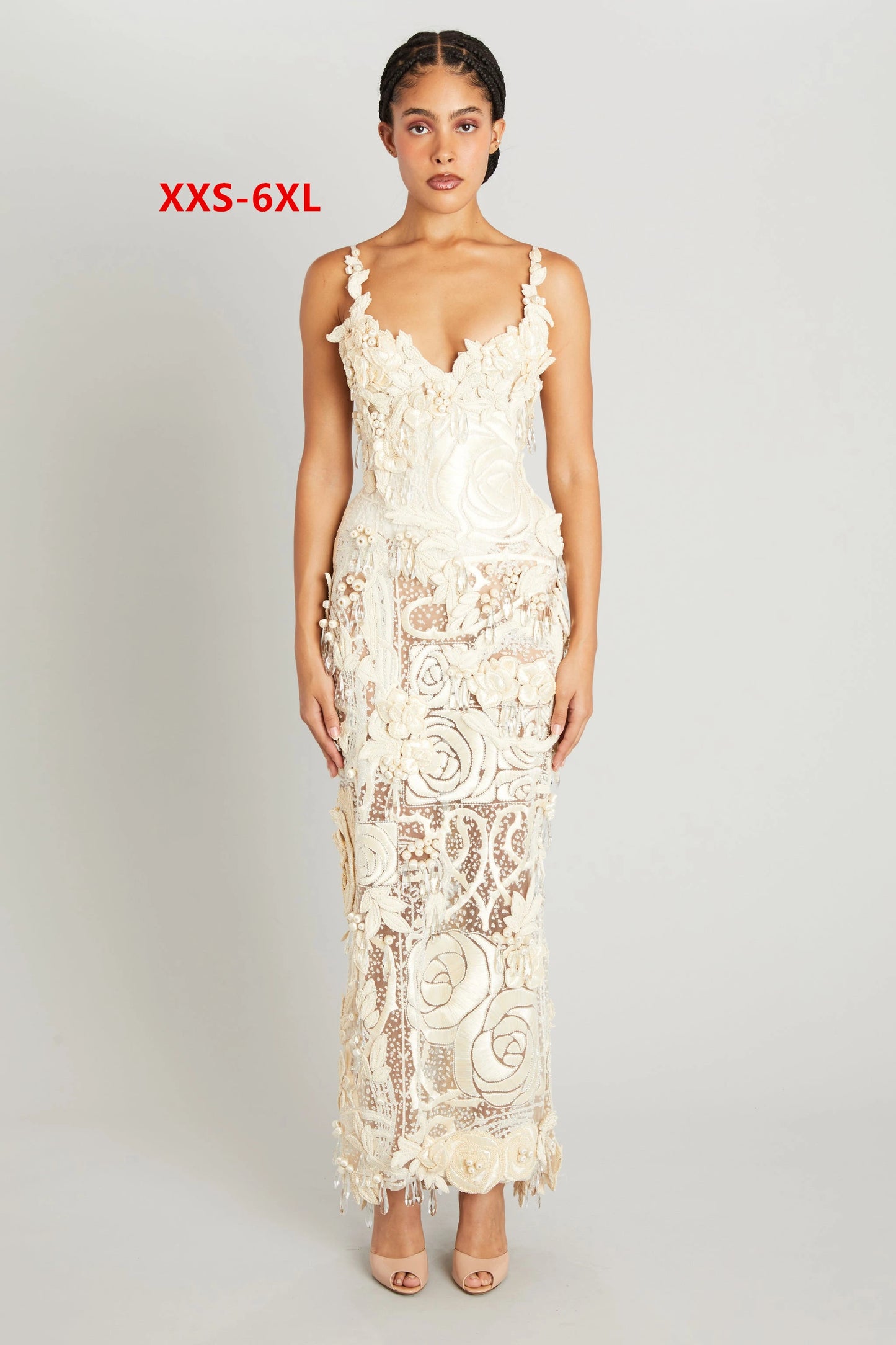Wiederhoeft Designer Handmade Long Dress | High Quality Fashion