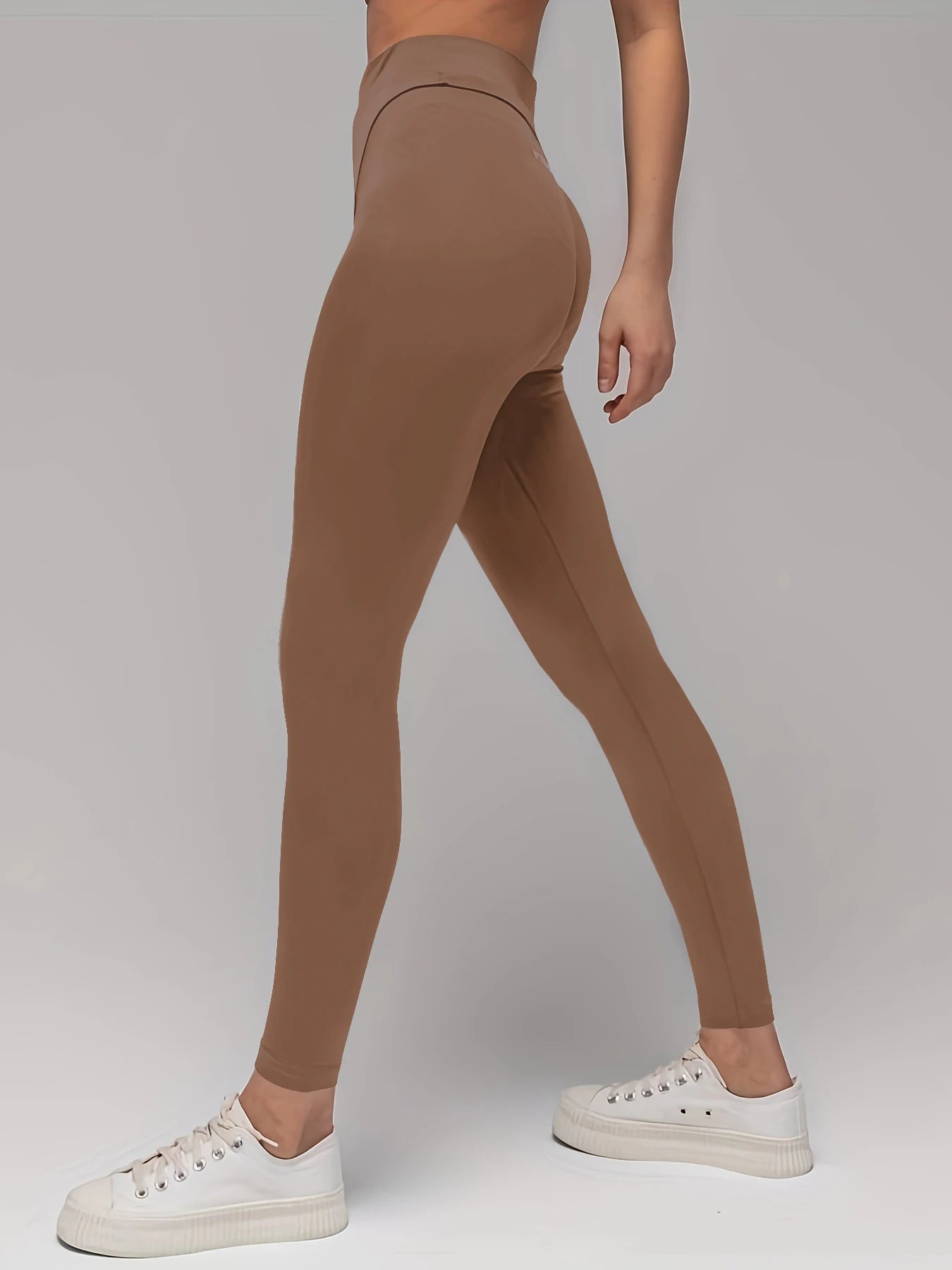Women's Black High Waist Scrunch Butt Yoga Leggings