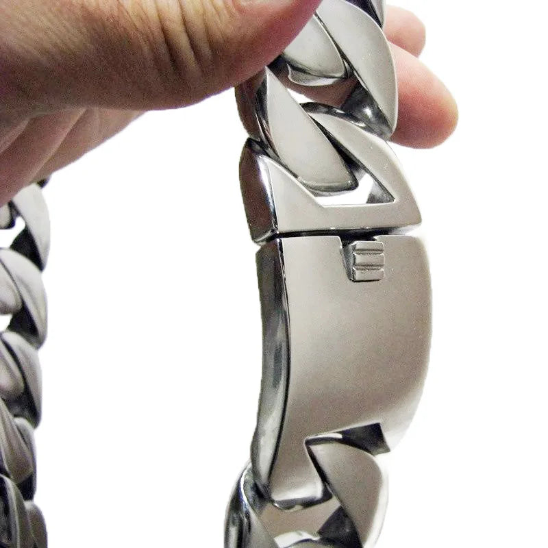 24/32mm Cuban Miami Link Chain 316L Steel Men