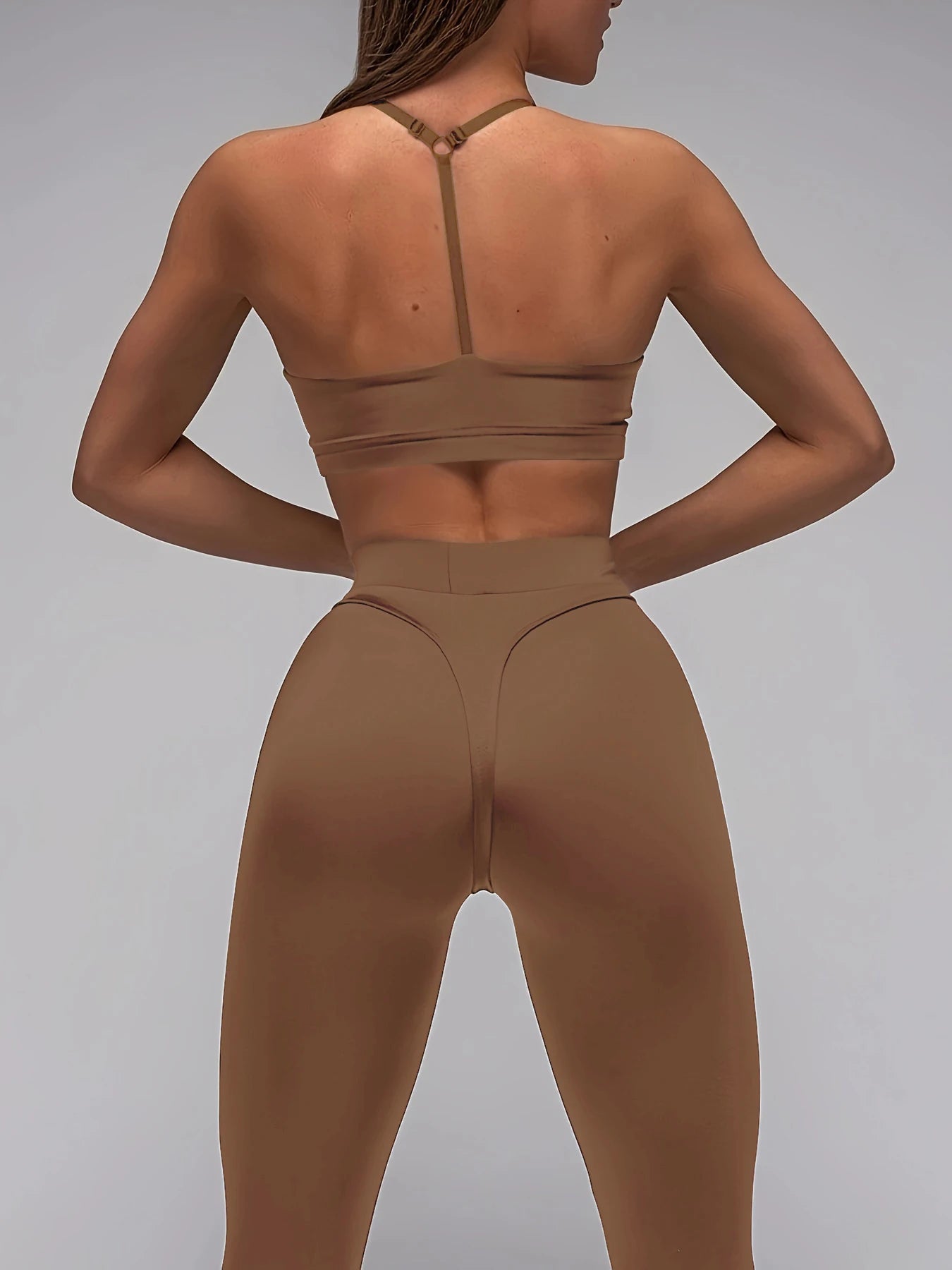 Women's Black High Waist Scrunch Butt Yoga Leggings