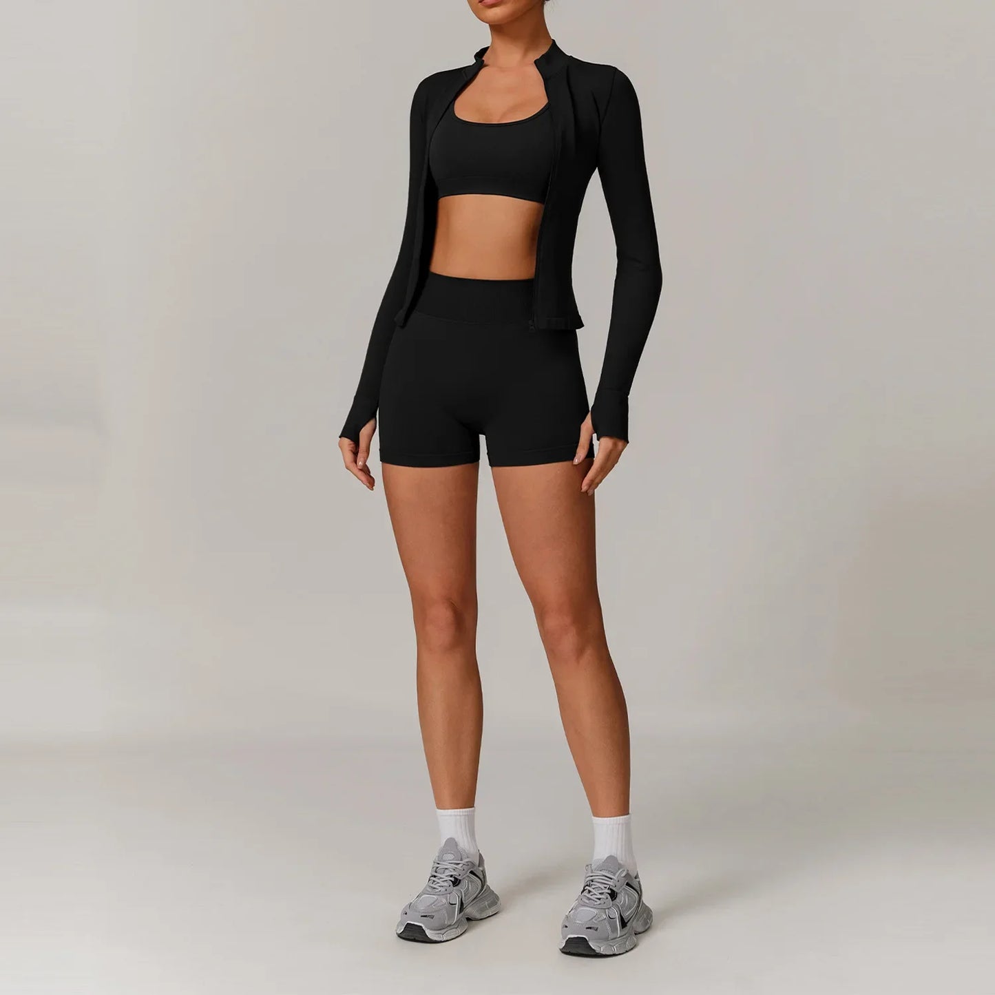 Women's Seamless Yoga Set – 2/3 Piece Gym Suit