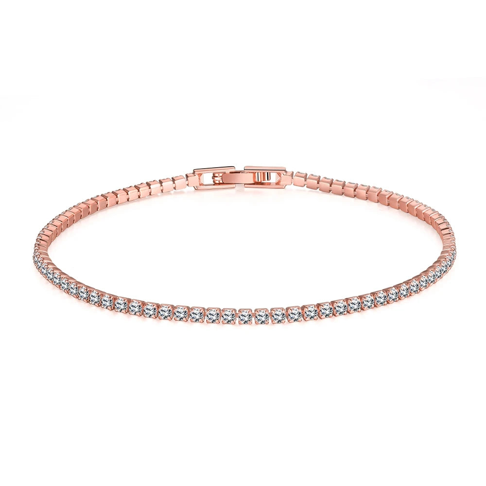 D VVS1 Moissanite Tennis Bracelet S925 2-5mm Gift