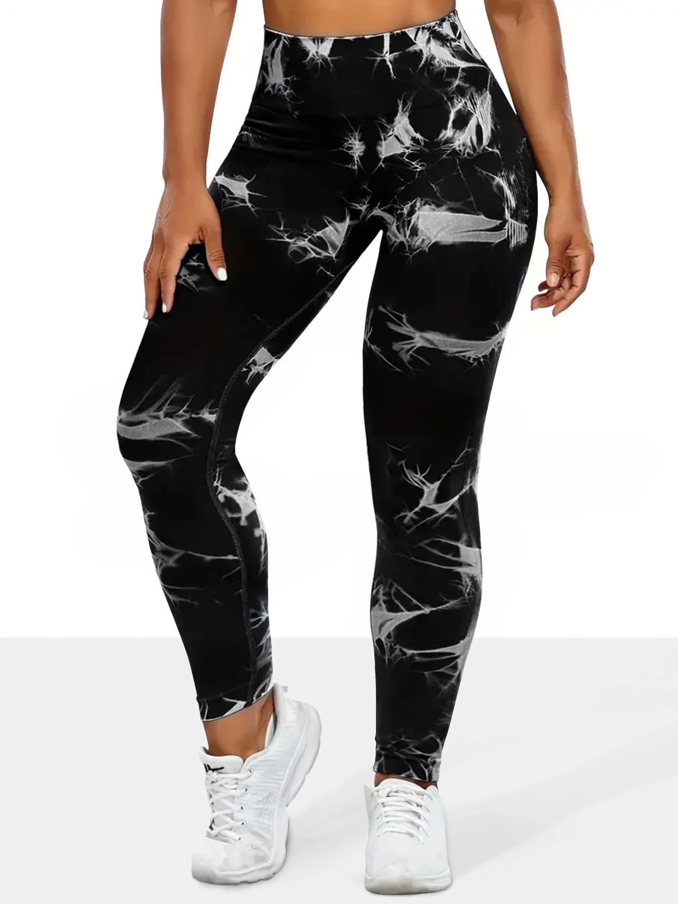 Women's Seamless Tie-Dye High Waist Yoga Leggings