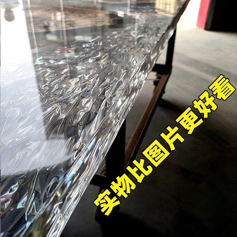 Car window with a protective film on a reflective surface