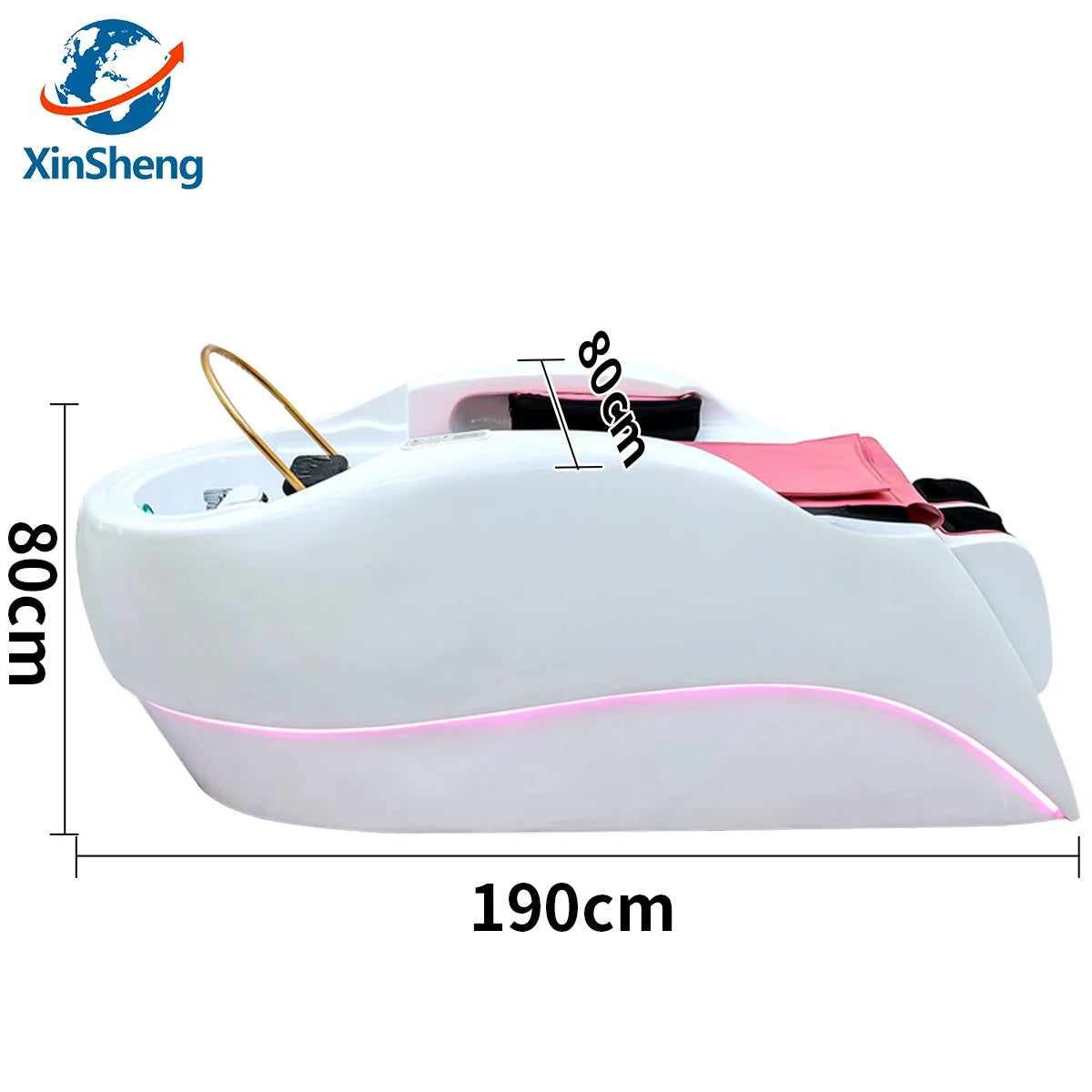 XinSheng Professional Electric Massage Bed Head SPA Salon Massage Table Hair Washing Fumigation Beds Barber Shop Smart Furniture - Teglex
