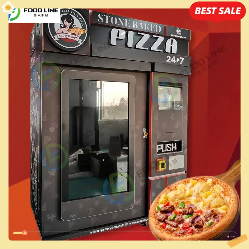 Custom Fresh Pizza Vending Machine – Fast Food Automat