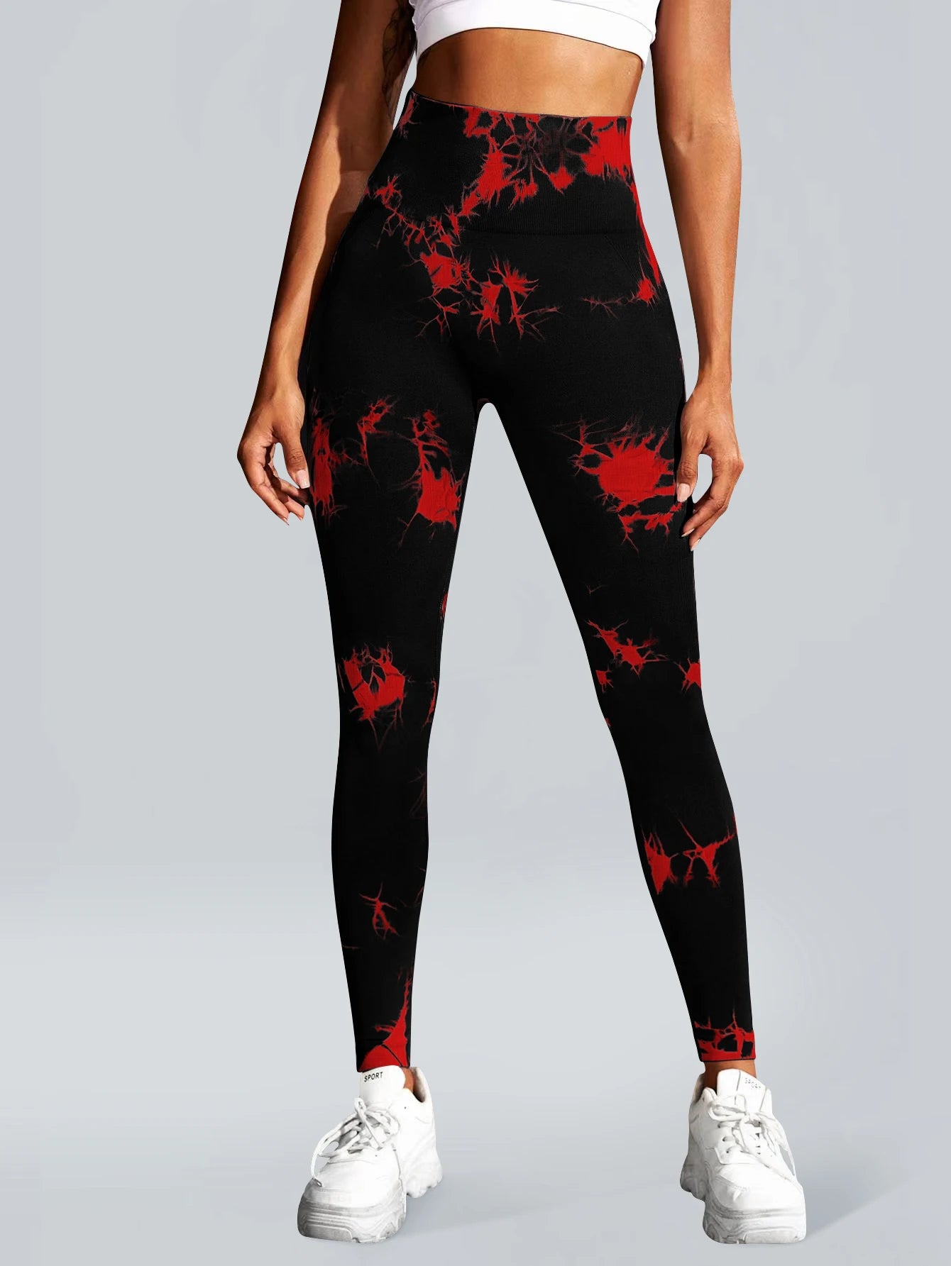 Women's Seamless Tie-Dye High Waist Yoga Leggings