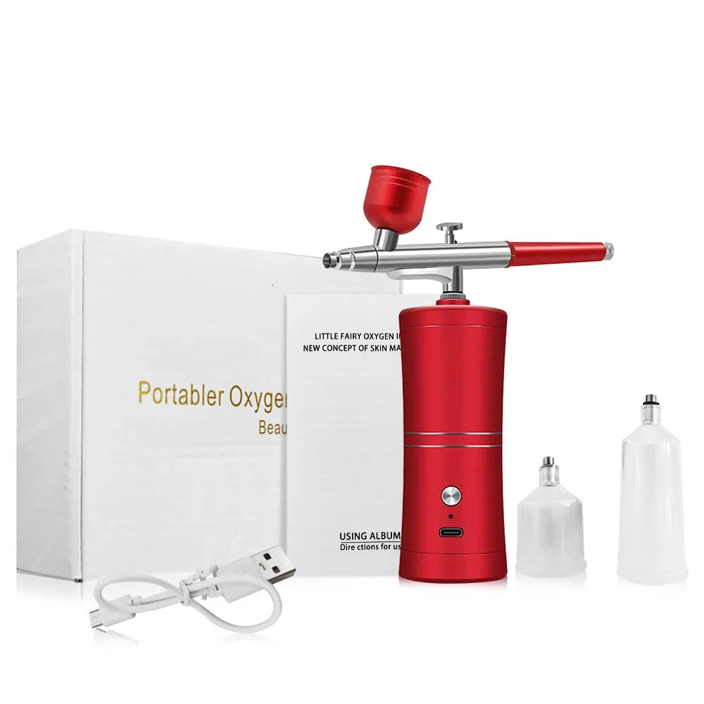 Wireless Mini Airbrush Kit with Compressor – Portable