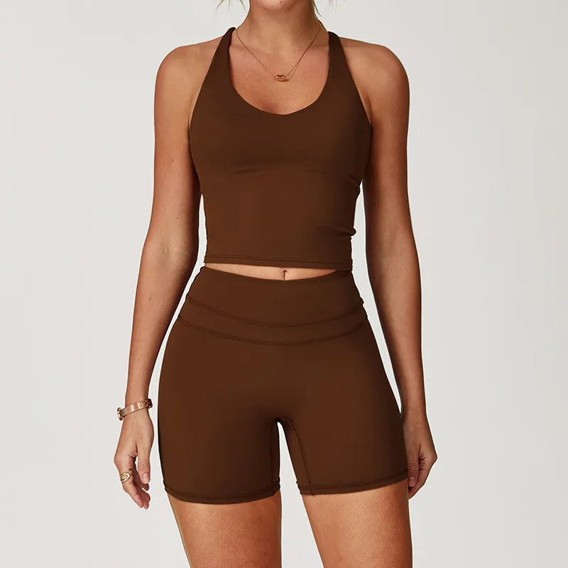 2-Piece Women's Yoga Set – Sports Bra & Leggings