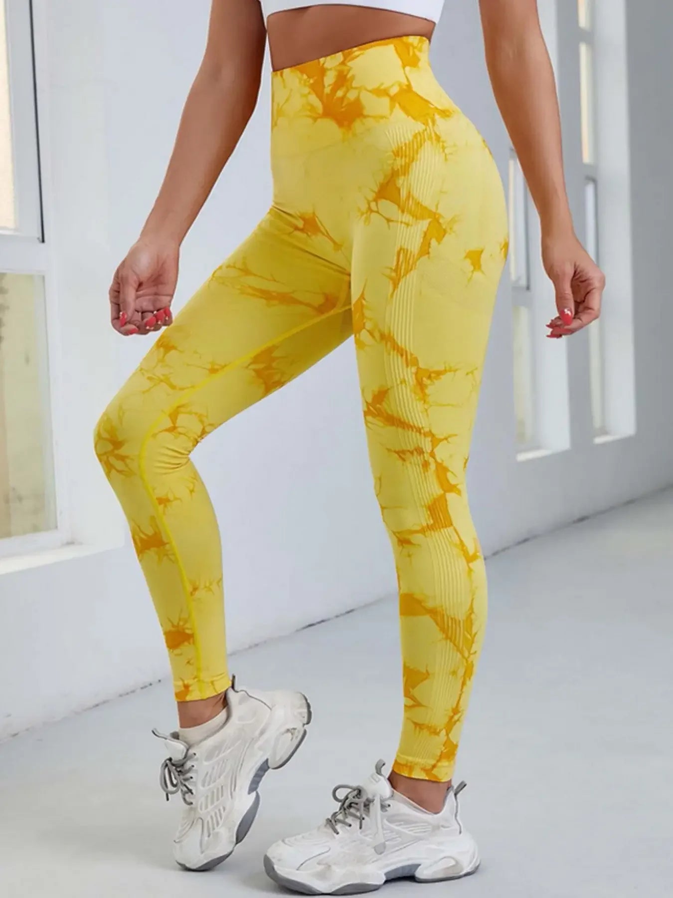 Women's Seamless Tie-Dye High Waist Yoga Leggings