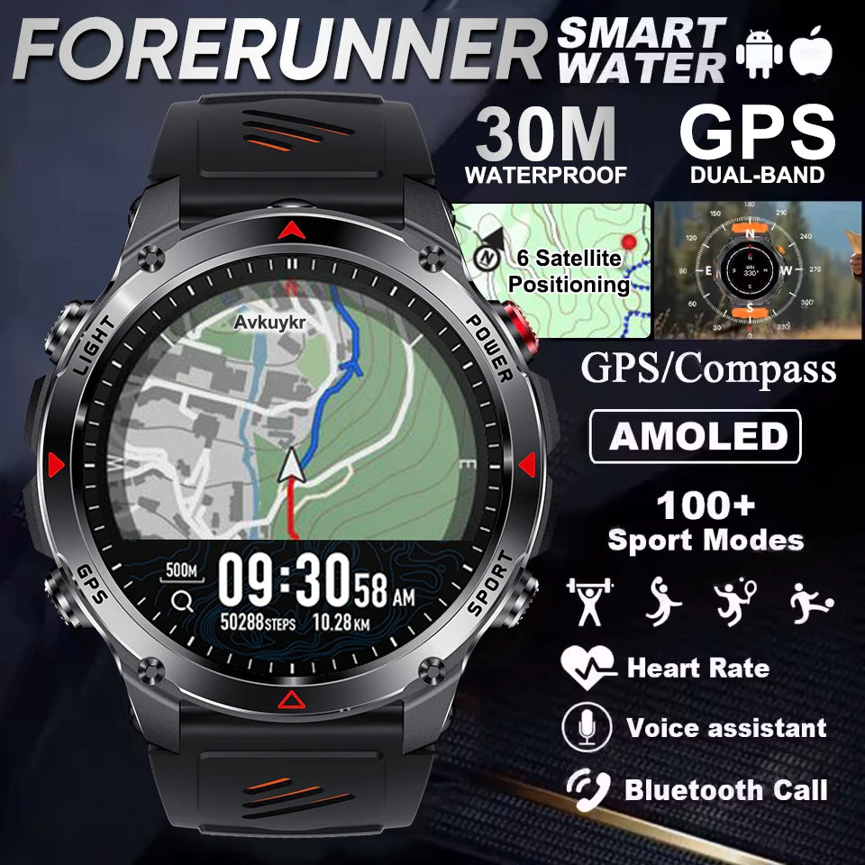 Forerunner 570 GPS Smartwatch AMOLED Multi-Band GNSS Altimeter