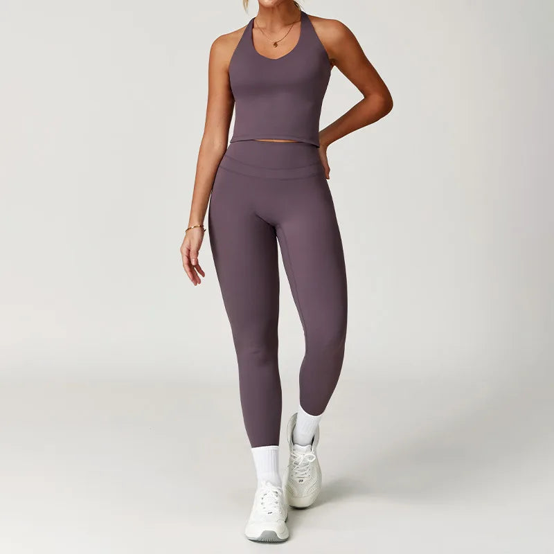 2-Piece Women's Yoga Set – Sports Bra & Leggings