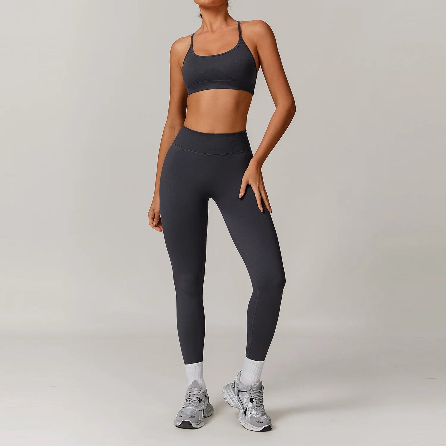 Women's Seamless Yoga Set – 2/3 Piece Gym Suit