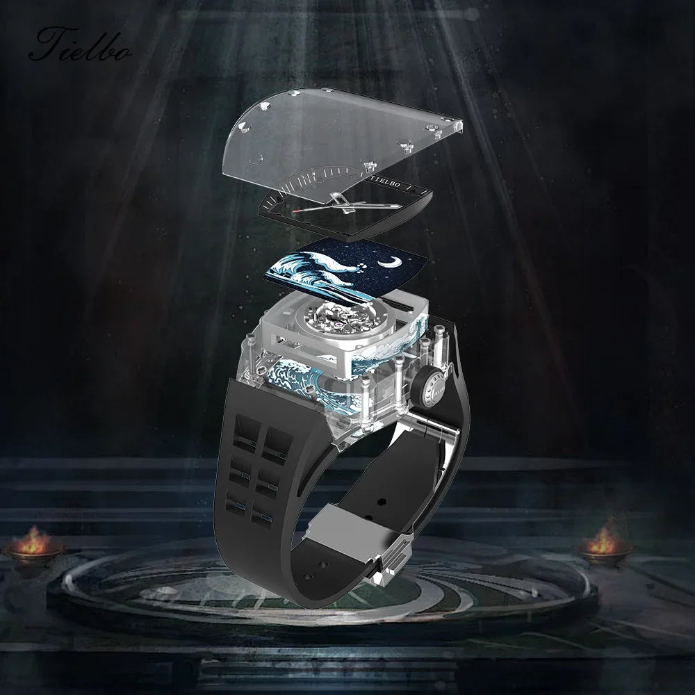 Skeleton Automatic Watch Quality Sapphire Crystal Luminous