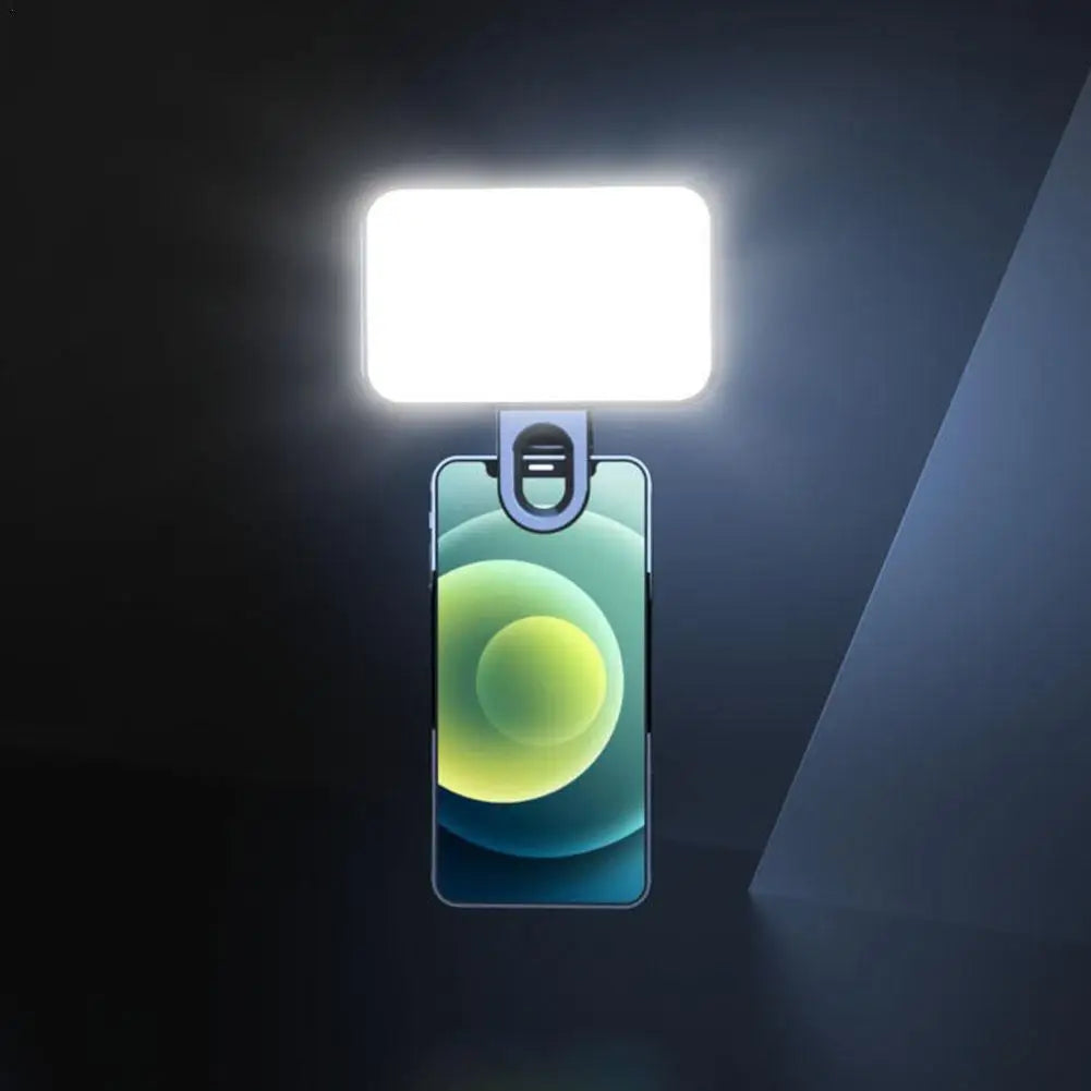 Pocket LED Selfie Ring Light Clip for Phone Laptop Photo