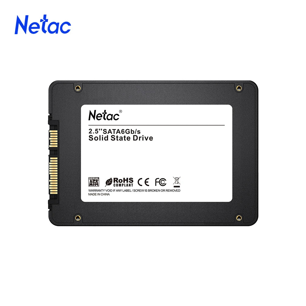 Netac solid state drive on a white background