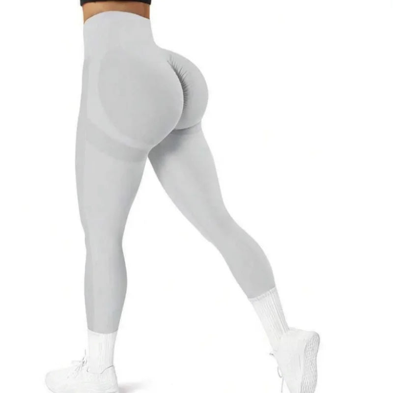 Women's High Waist Seamless Yoga Capri Pants Leggings