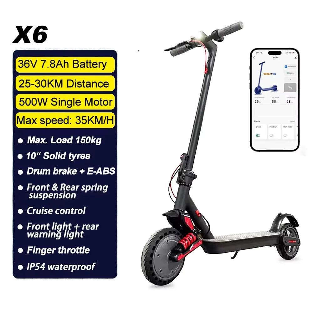 Adult Off-Road Foldable E-Scooter 36V-72V Options
