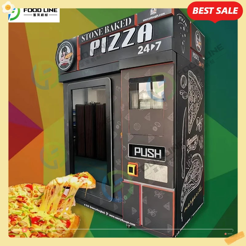 Custom Fresh Pizza Vending Machine – Fast Food Automat