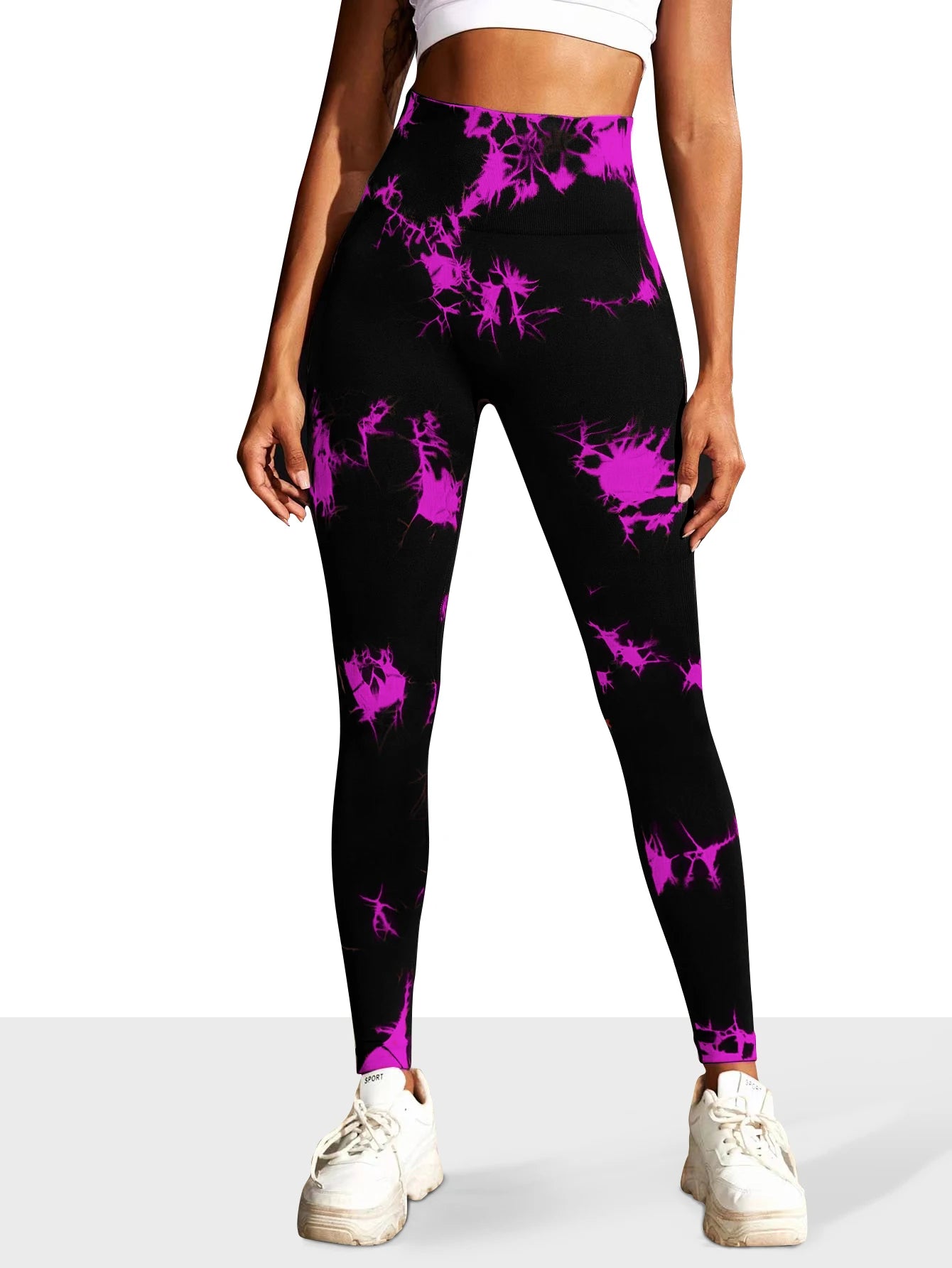 Women's Seamless Tie-Dye High Waist Yoga Leggings