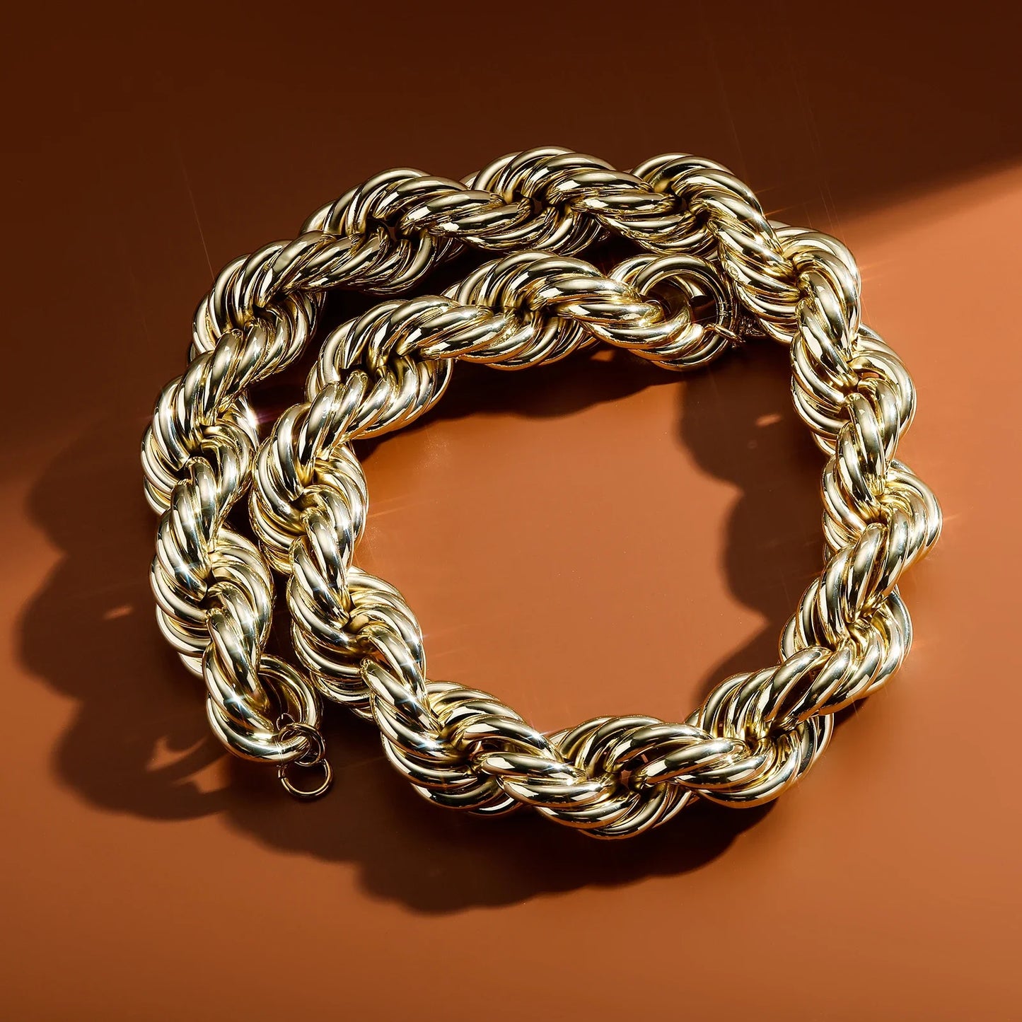 30MM Rope Chain Stainless Steel Hip Hop Necklace