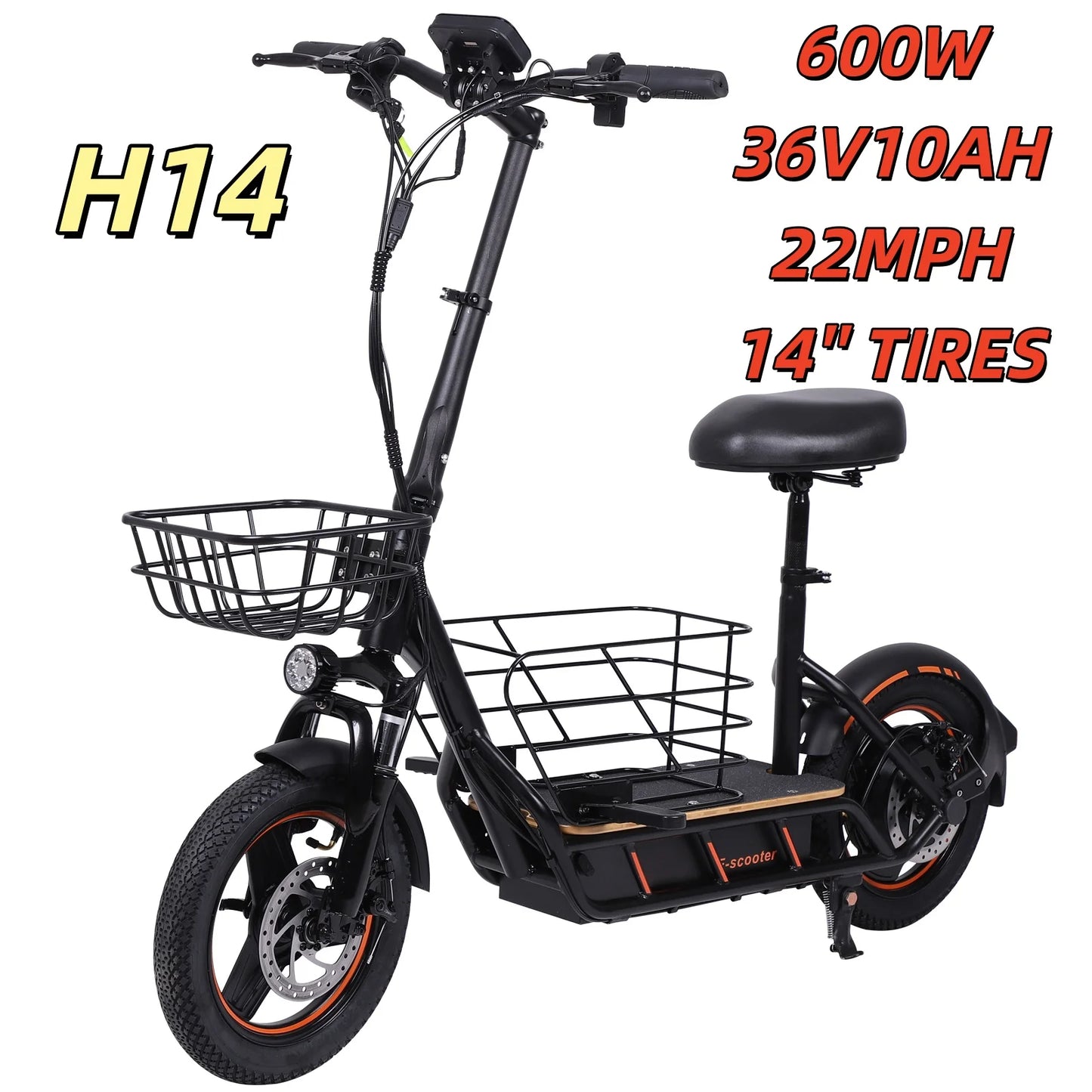 EOEOTWO 1200W Off-Road Electric Scooter 48V