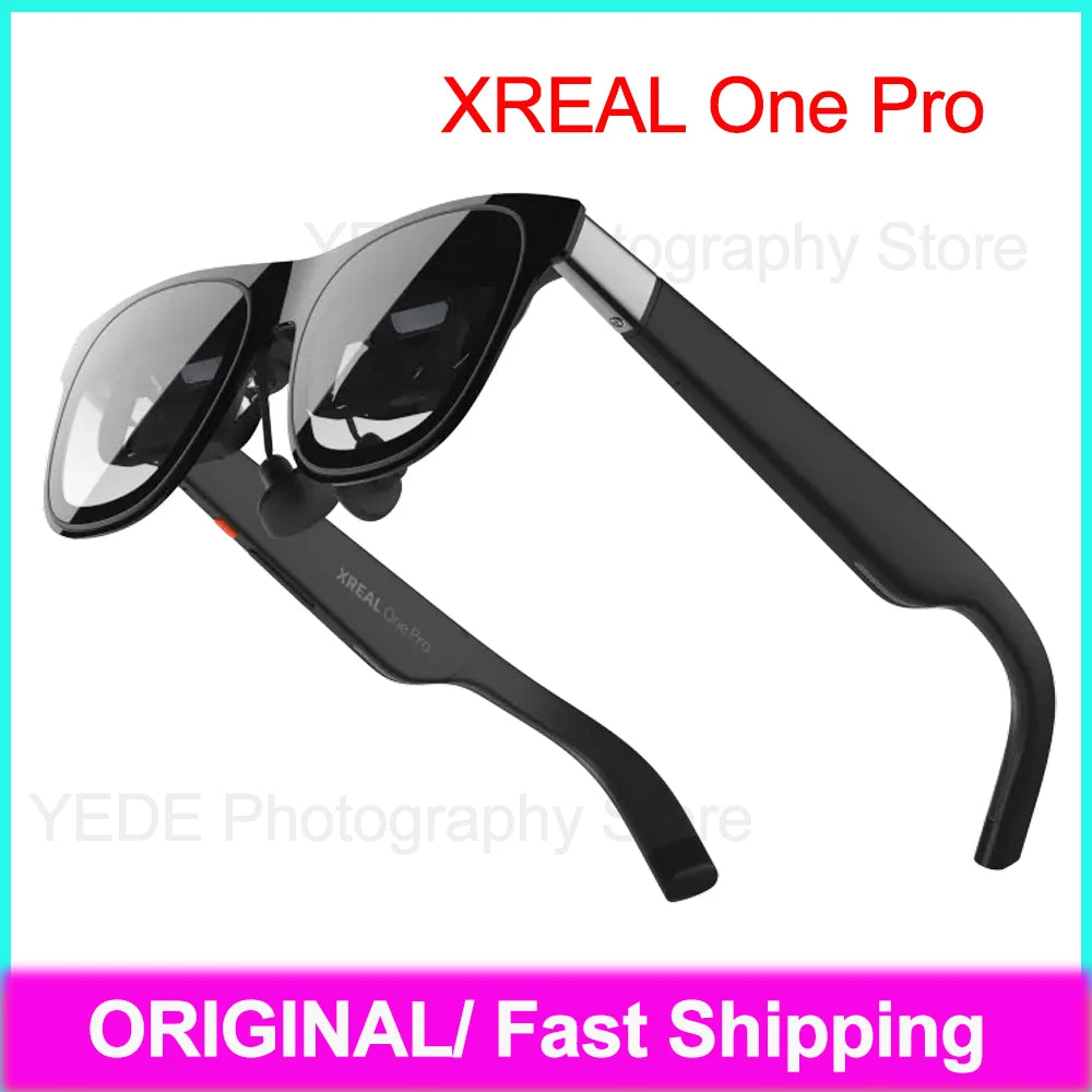 Xreal One Pro AR Glasses 57 FOV NO stray light NO reflections 3ms M2P Latency Glasses For Stream Deck 57-66 mm 66-75 mm IPD - Teglex