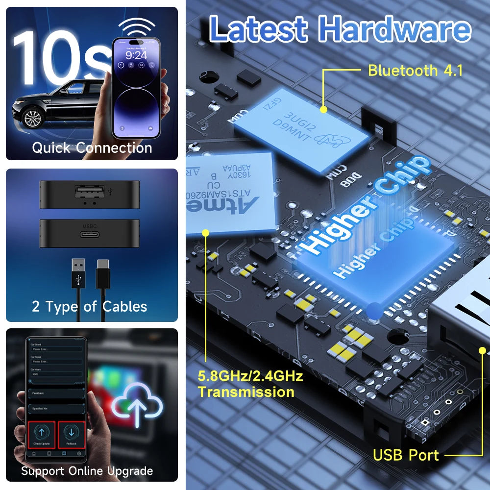 CarlinKit 5.0 Wireless CarPlay & Android Auto Box