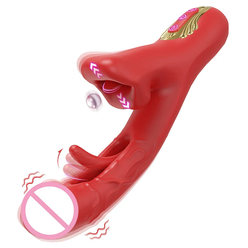 Women's Vibrating Dildo & Clitoris Stimulator
