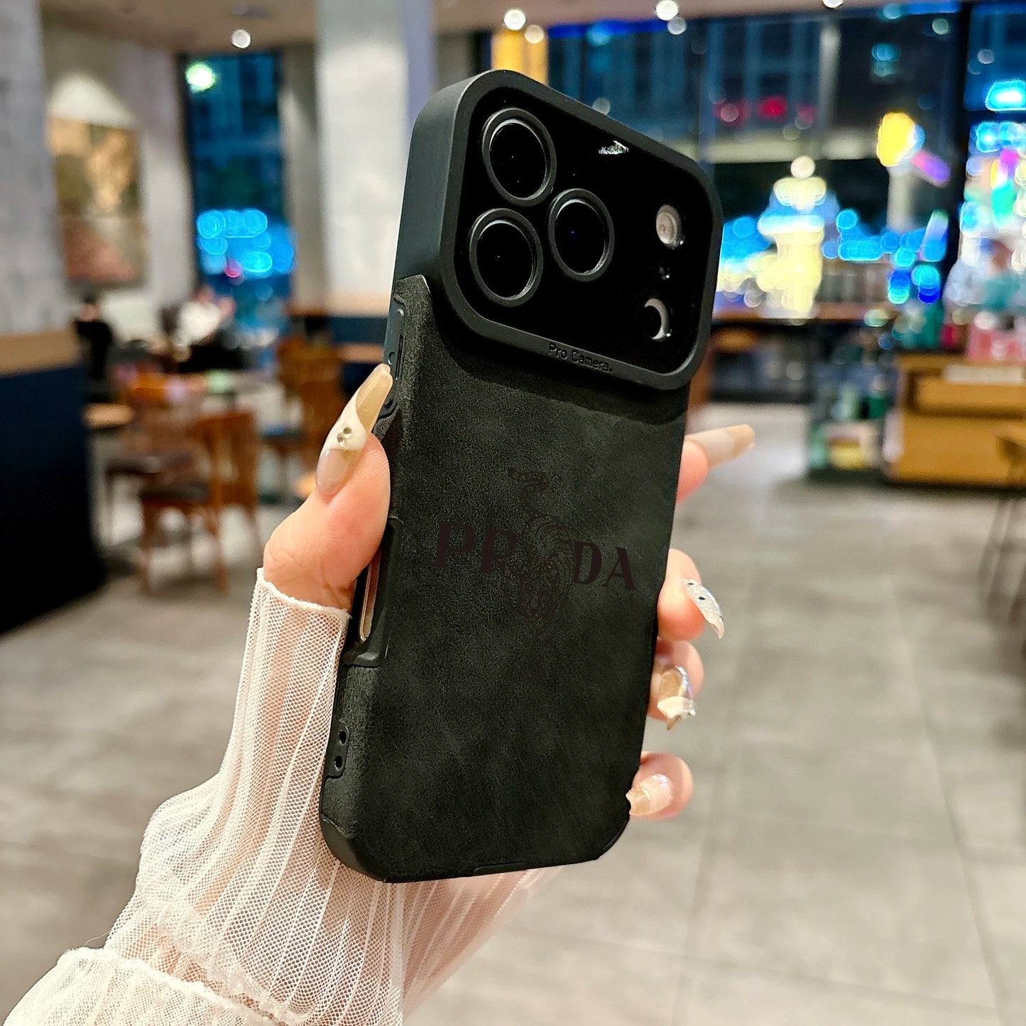 Luxury Tiger Leather iPhone Case Italy Streetwear