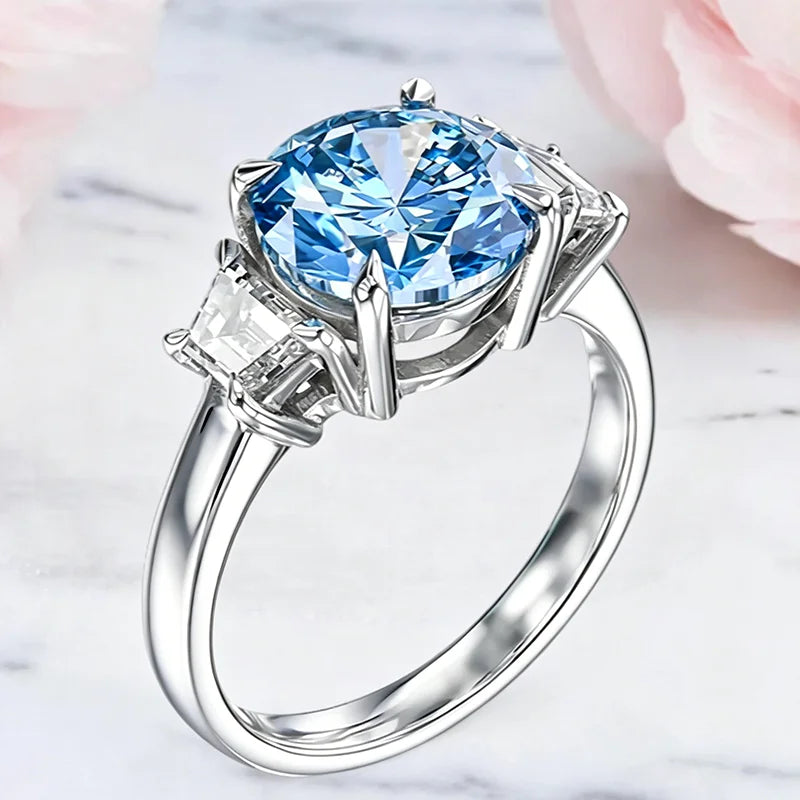 14K White Gold 3CT Lab Grown Diamond Ring IGI Certified | Luxury Fine Jewelry
