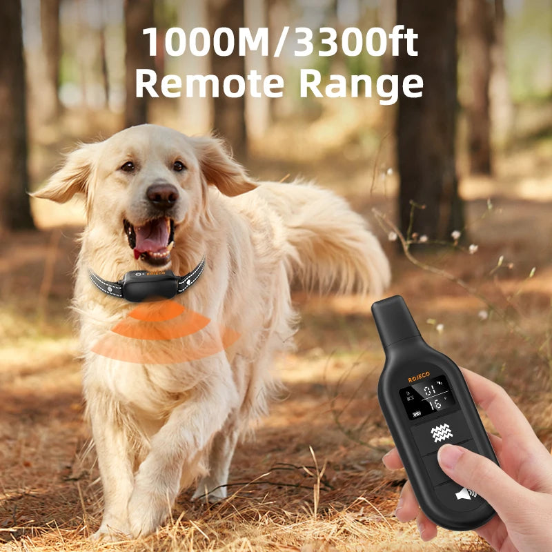 IPX7 Rechargeable Dog Training Shock Collar Remote