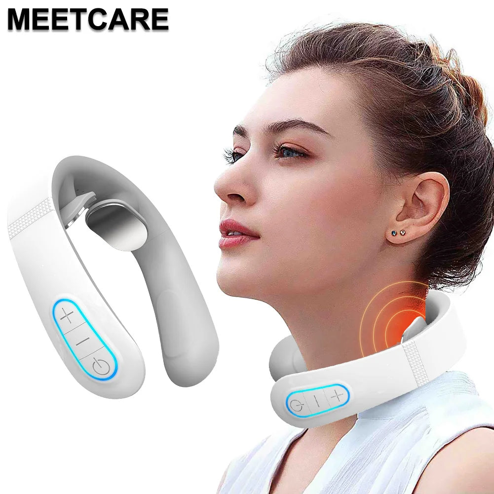 EMS Pulse Neck Massager – TENS Cervical Pain Relief