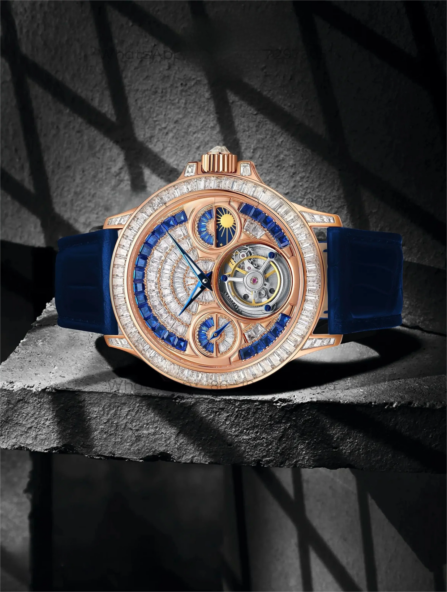 Tourbillon Fully Automatic Mechanical Watch Waterproof Watch