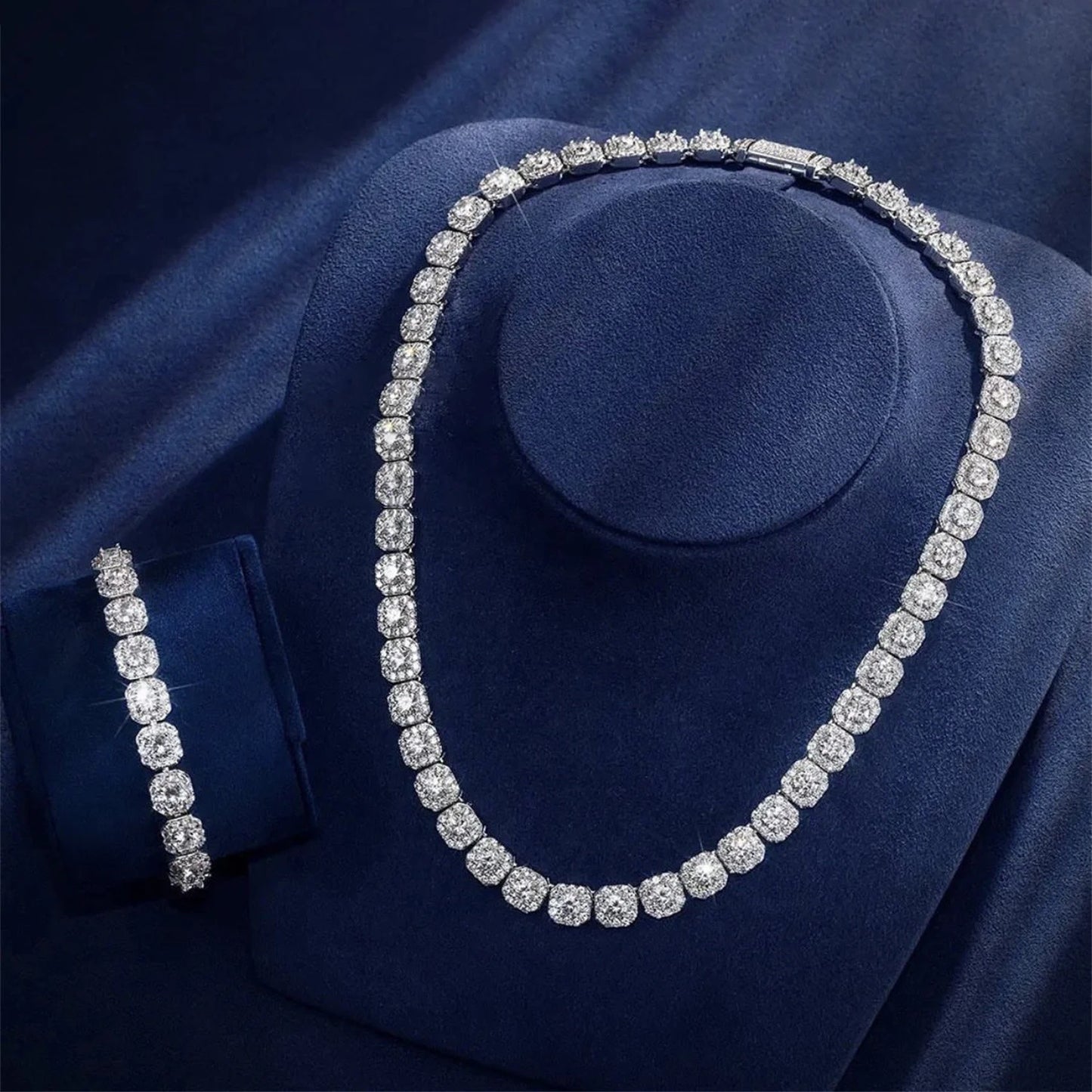10mm Full Moissanite Diamond Cuban Chain Bracelet Hip Hop Jewelry S925 Silver Bracelets Pass Tester with Gra for Men Women - Teglex
