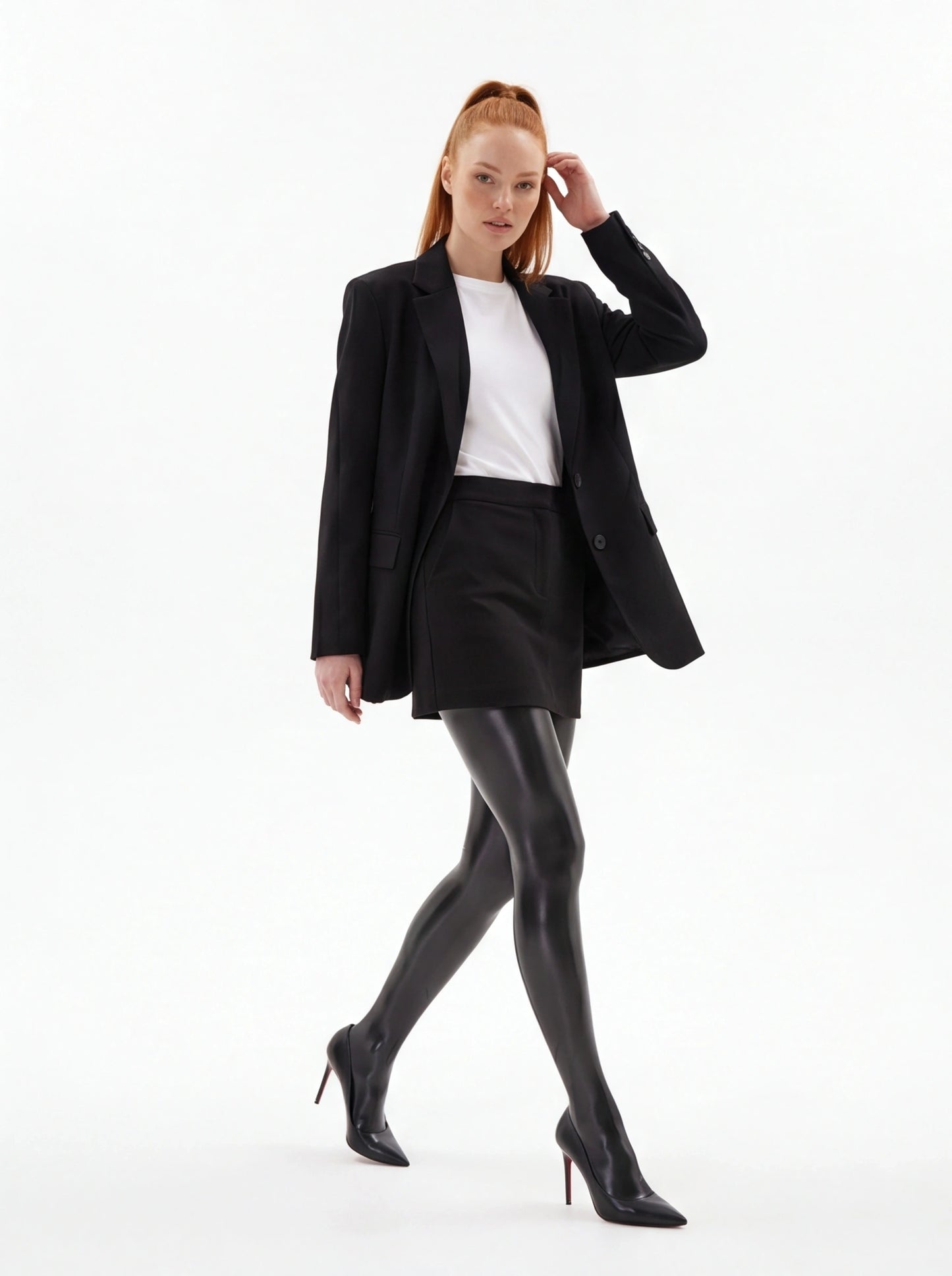 Sexy Glossy Oil Pantyhose Women Shiny Tights Plus Size